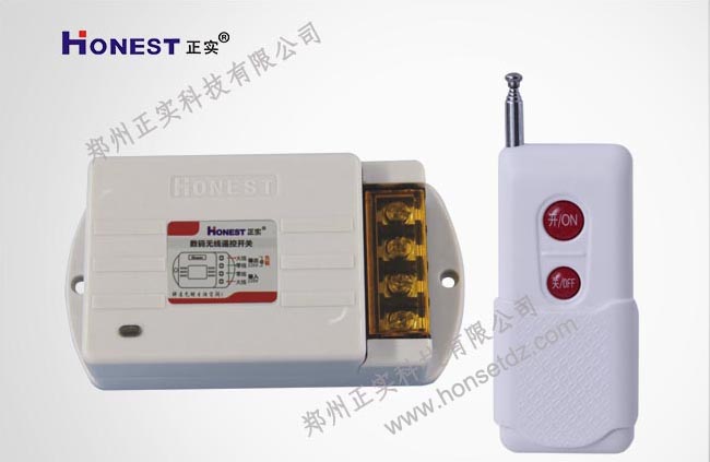 1 KM 380V digital wireless remote control switch     HT-6380ZR-1